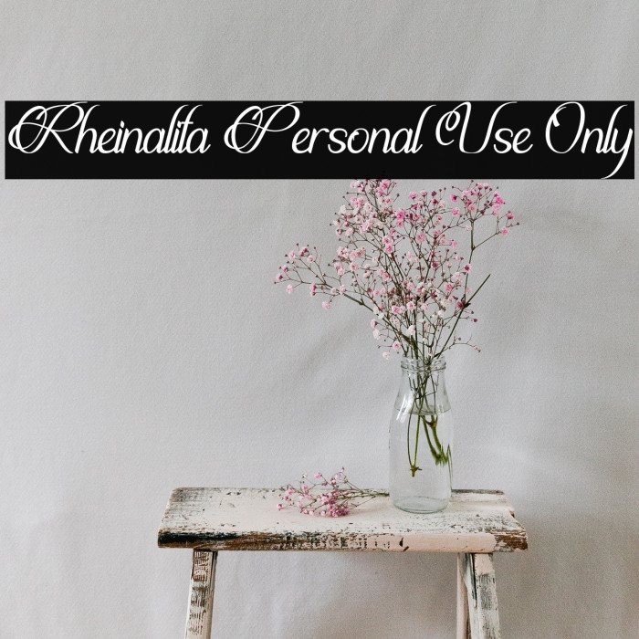 Rheinalita Personal Use Only Font examples