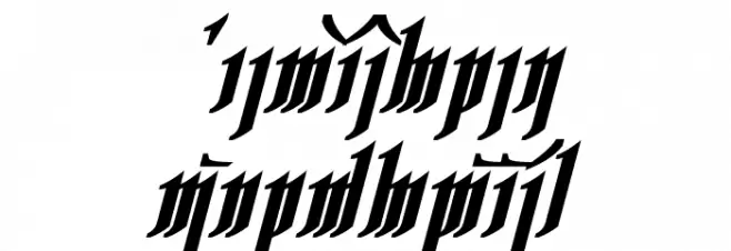 Rhesimol Bold Italic Шрифта ВЕРХНИЙ