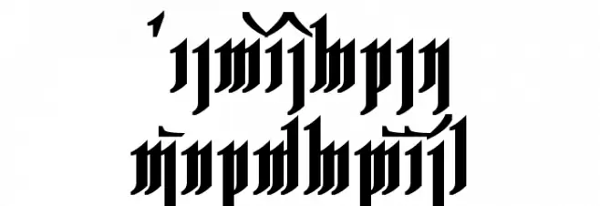 Rhesimol Bold Schriftart Groß