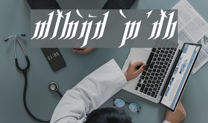 Rhesimol Italic Font examples