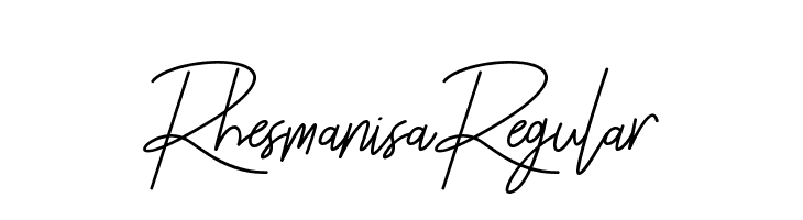 Rhesmanisa-Regular  免费字体下载