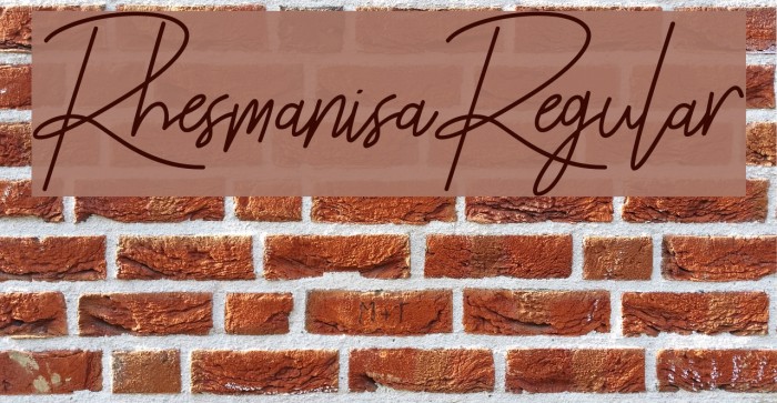 Rhesmanisa-Regular Example 1