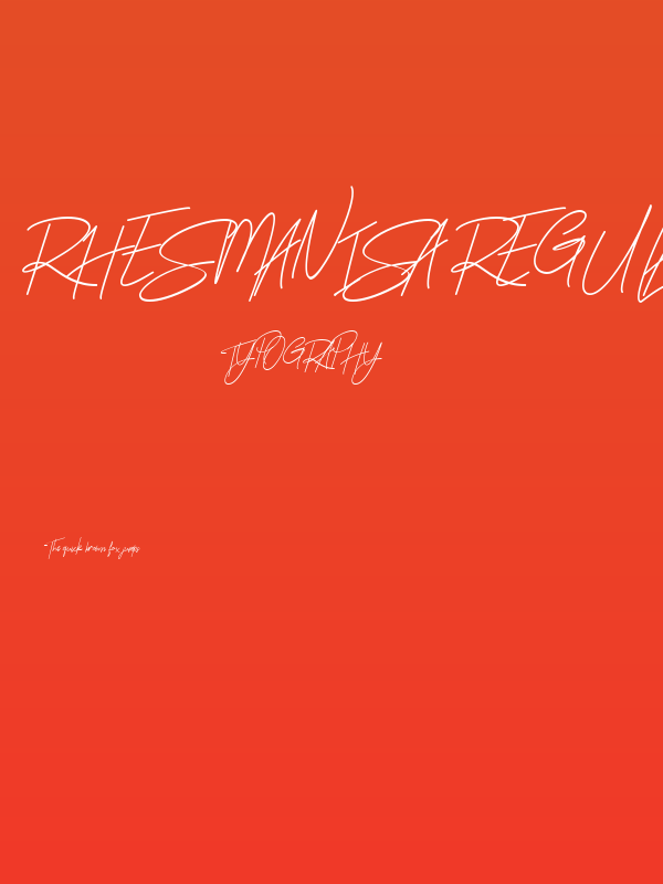 Rhesmanisa-Regular Poster