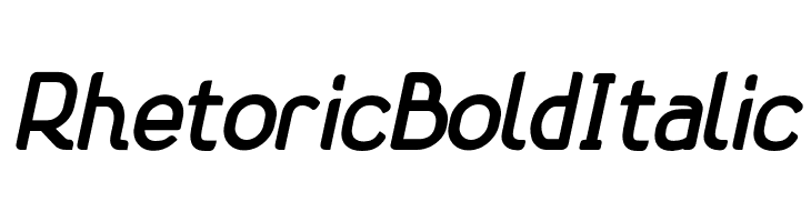 Rhetoric Bold Italic  Fuentes Gratis Descargar