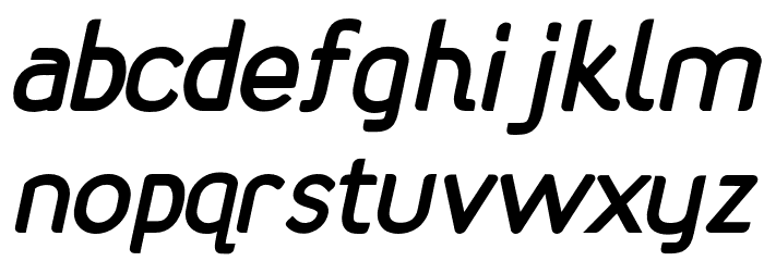 Rhetoric Bold Italic Font LOWERCASE