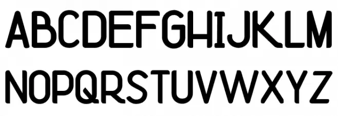 Rhetoric Bold Schriftart Groß