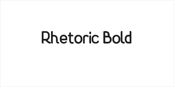 Rhetoric Bold Logo