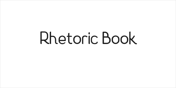 Rhetoric Book Logo
