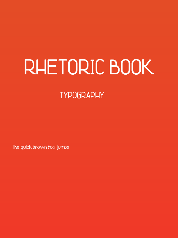 Rhetoric Book Poster