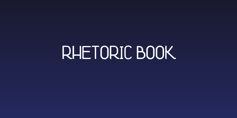 Rhetoric Book Social Header