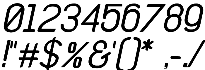 Rhetoric Italic Font OTHER CHARS