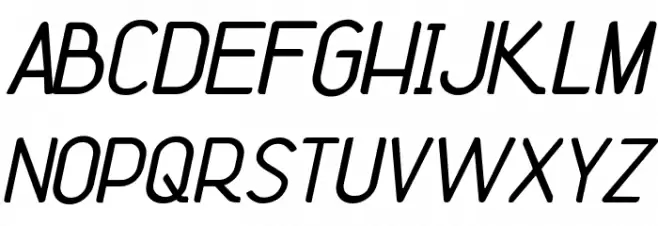 Rhetoric Italic Шрифта ВЕРХНИЙ