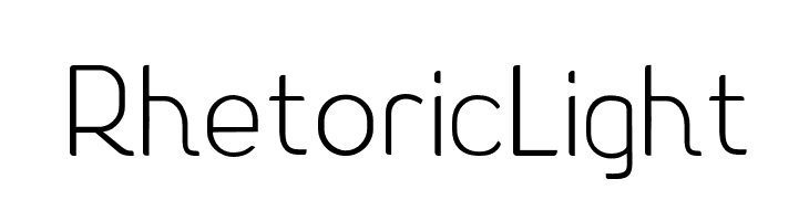 Rhetoric Light  Fuentes Gratis Descargar