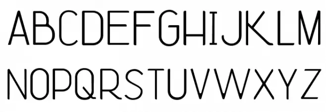 Rhetoric Light 字体 大写