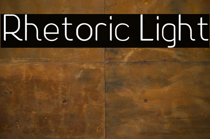Rhetoric Light Example 1