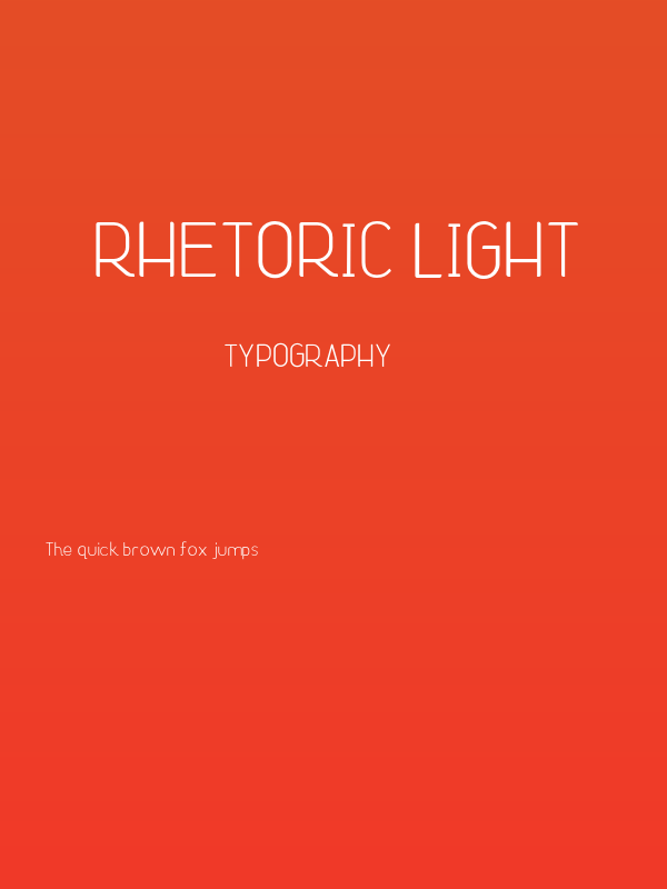 Rhetoric Light Poster