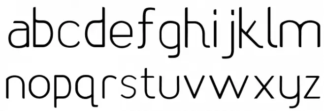 Rhetoric Light 字体 小写