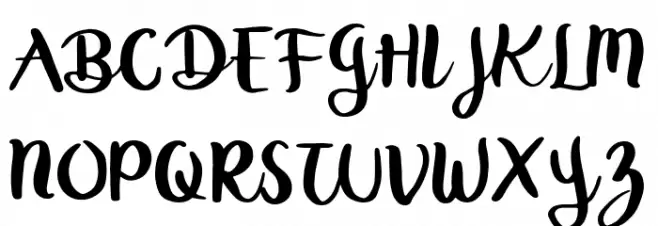 Rheydo Regular Font Litere mari