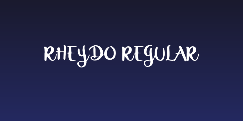 Rheydo Regular Social Header