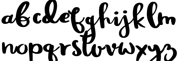 Rheydo Regular Font Litere mici