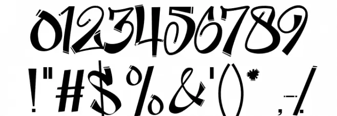 Rhieknuza Font OTHER CHARS