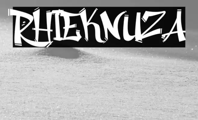 Rhieknuza Font examples