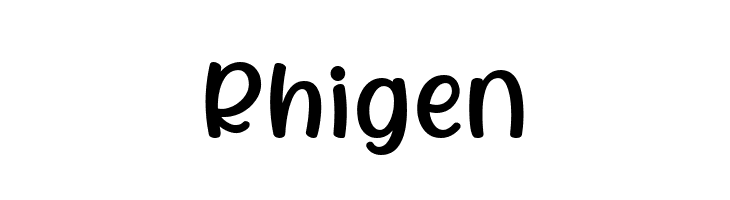 Rhigen  Скачать бесплатные шрифты