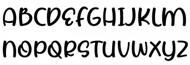 Rhigen 字体 大写
