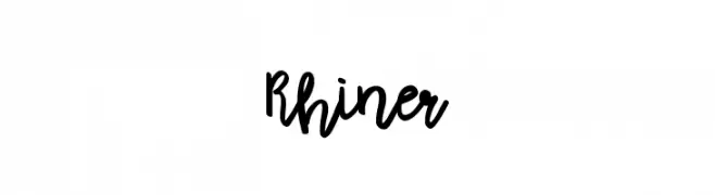 Rhiner  नि: शुल्क फ़ॉन्ट्स डाउनलोड