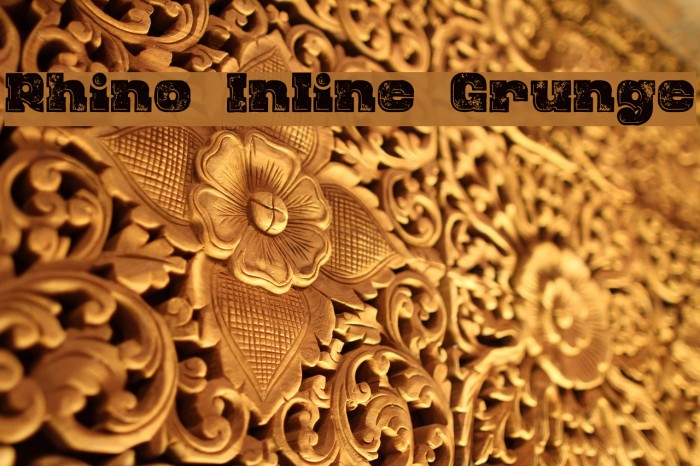 Rhino Inline Grunge Example 2