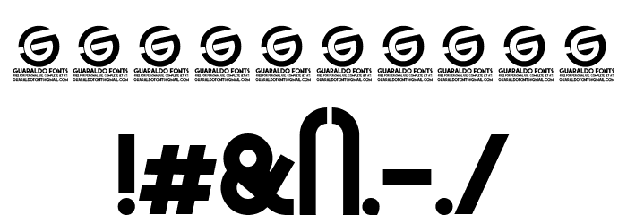 Rhino Sans Personal Use Font OTHER CHARS