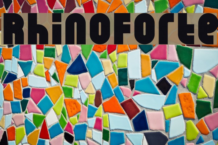 RhinoForte Font examples