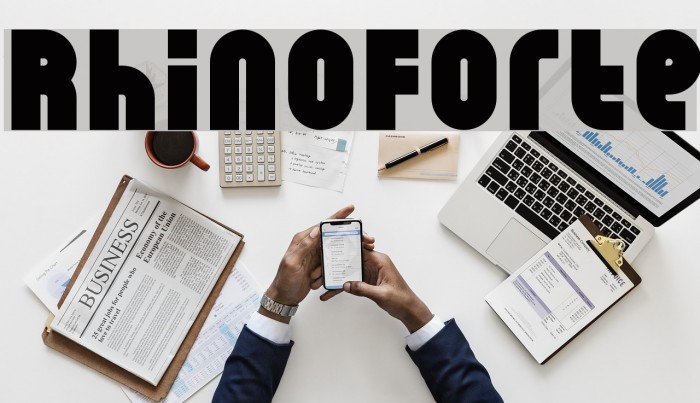 RhinoForte Font examples