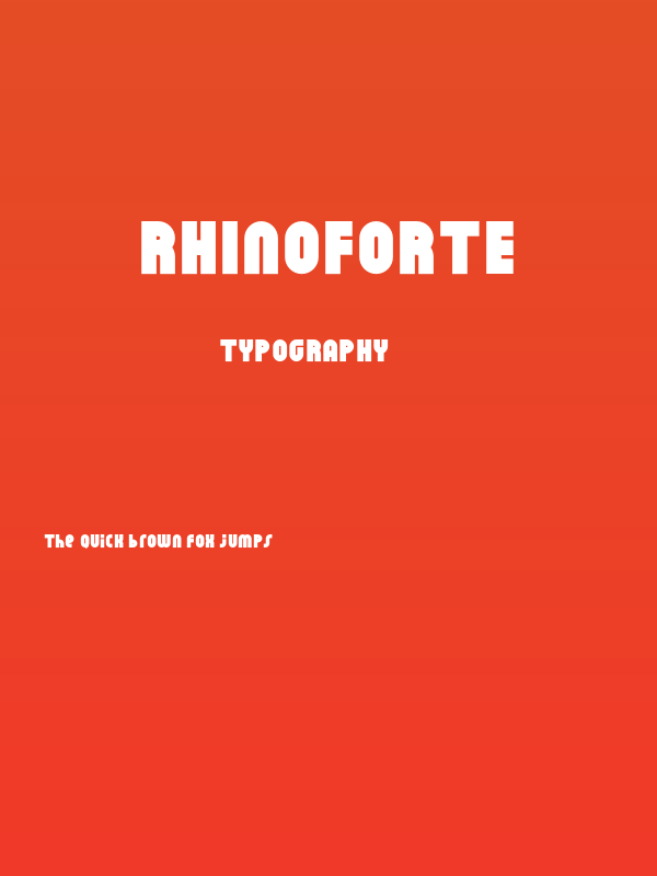RhinoForte Poster