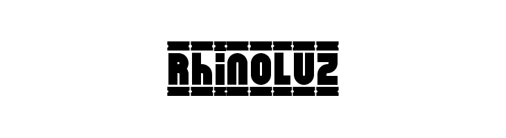 RhinoLuz  font caratteri gratis