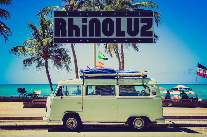 RhinoLuz Font examples
