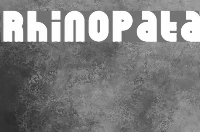RhinoPata Font examples