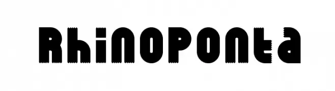 RhinoPonta  Frei Schriftart Herunterladen