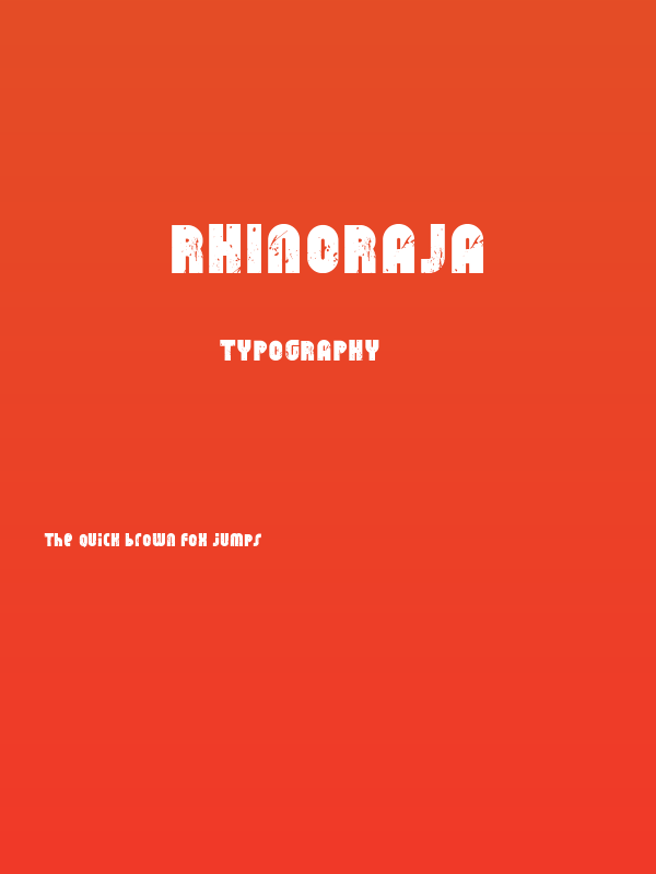 RhinoRaja Poster