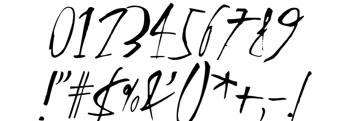 Rhinoceros Font OTHER CHARS