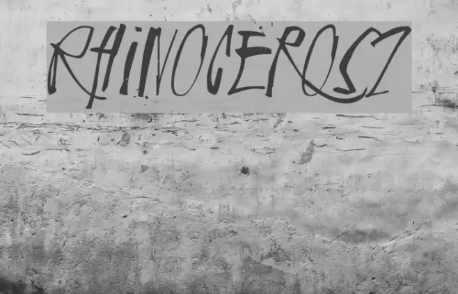 Rhinoceros2 Font examples