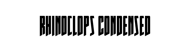Rhinoclops Condensed  baixar fontes gratis