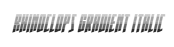 Rhinoclops Gradient Italic  Fuentes Gratis Descargar