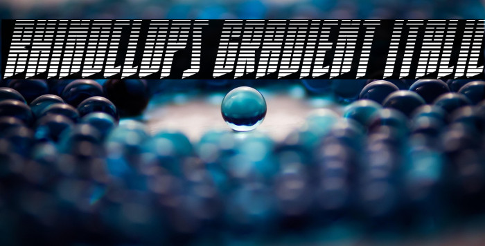 Rhinoclops Gradient Italic Example 1