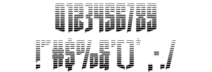 Rhinoclops Gradient Font OTHER CHARS