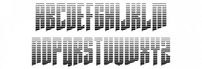 Rhinoclops Gradient Schriftart Groß