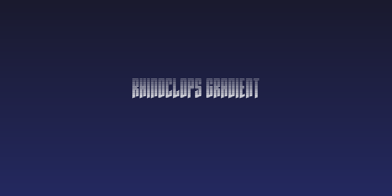 Rhinoclops Gradient Social Header