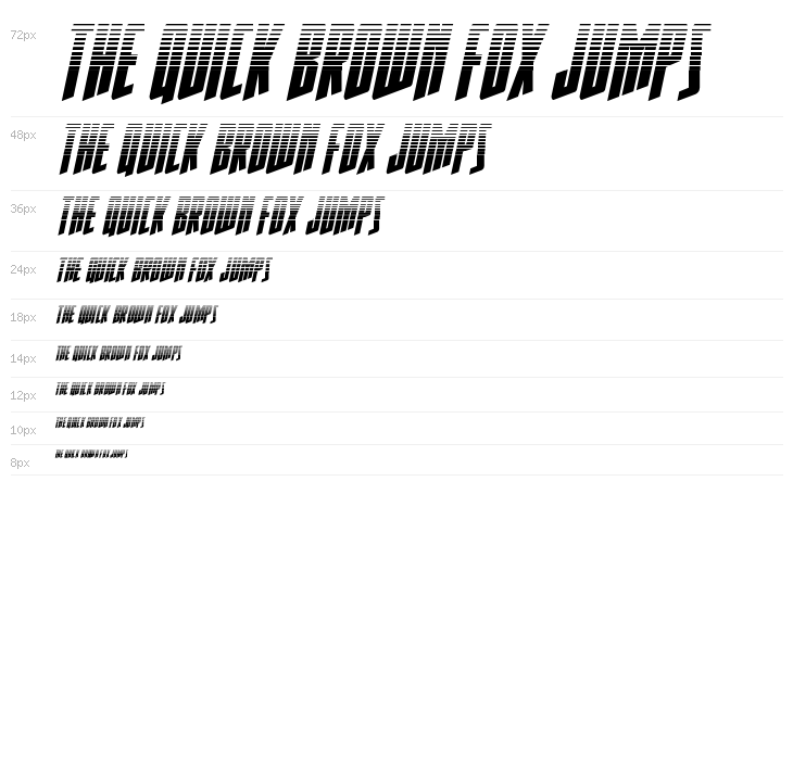 Rhinoclops Halftone Italic Waterfall