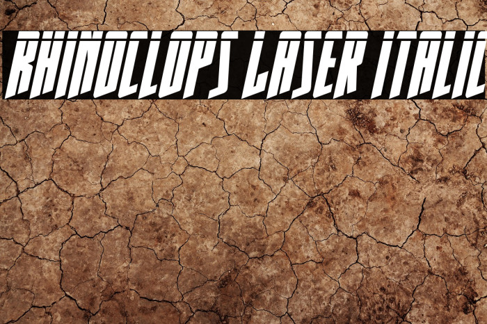 Rhinoclops Laser Italic Example 1