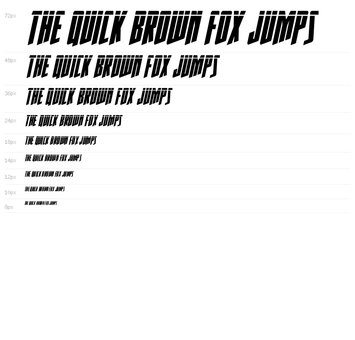 Rhinoclops Laser Italic Waterfall